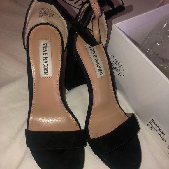 Black suede heels - Picture 2 of 5